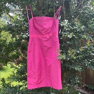 J. Crew Vibrant Pink Mini Dress
